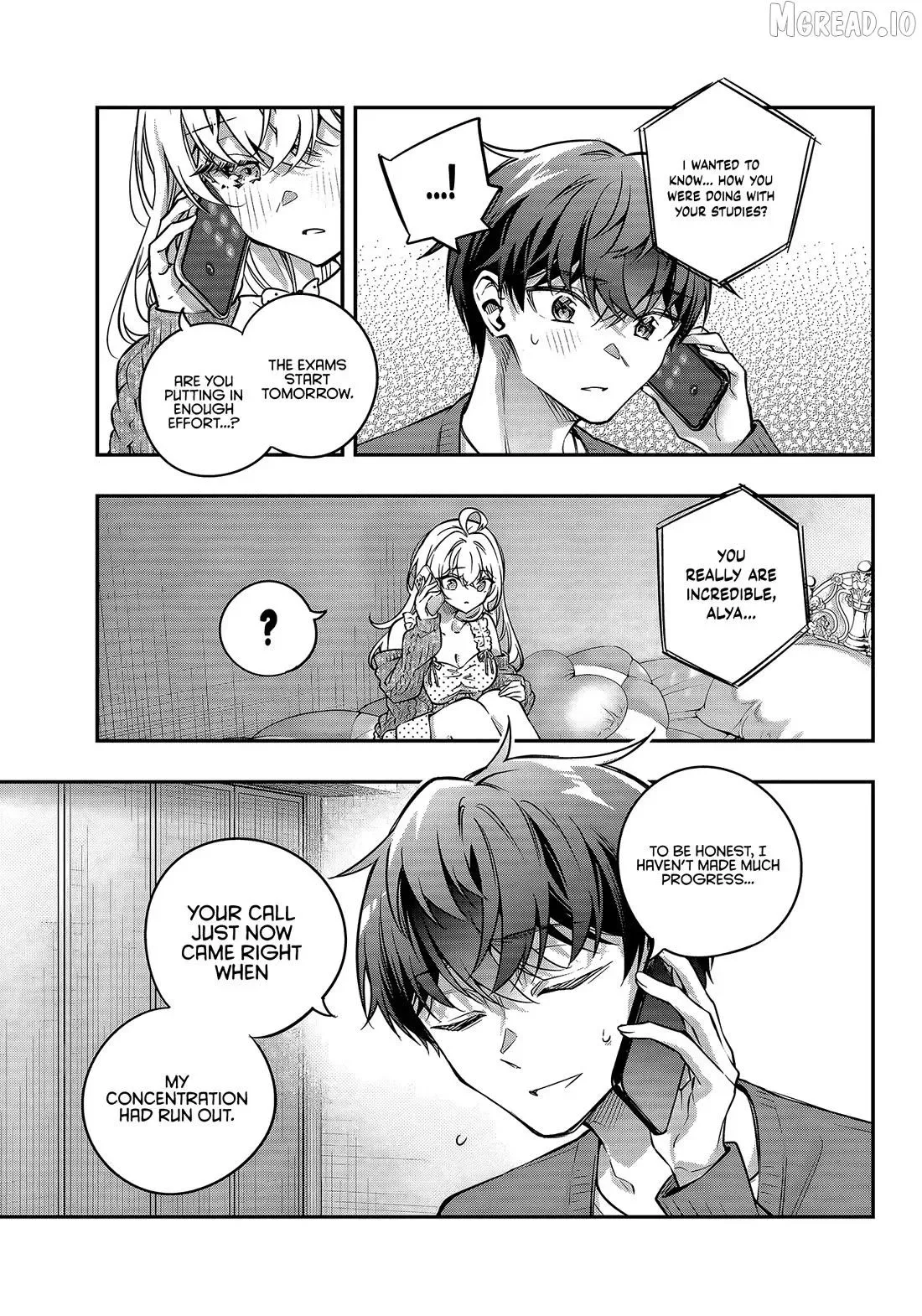 Alya, Who Sits Next to Me, Sometimes Whispers Sweet Nothings in Russian Chapter 83 page 3