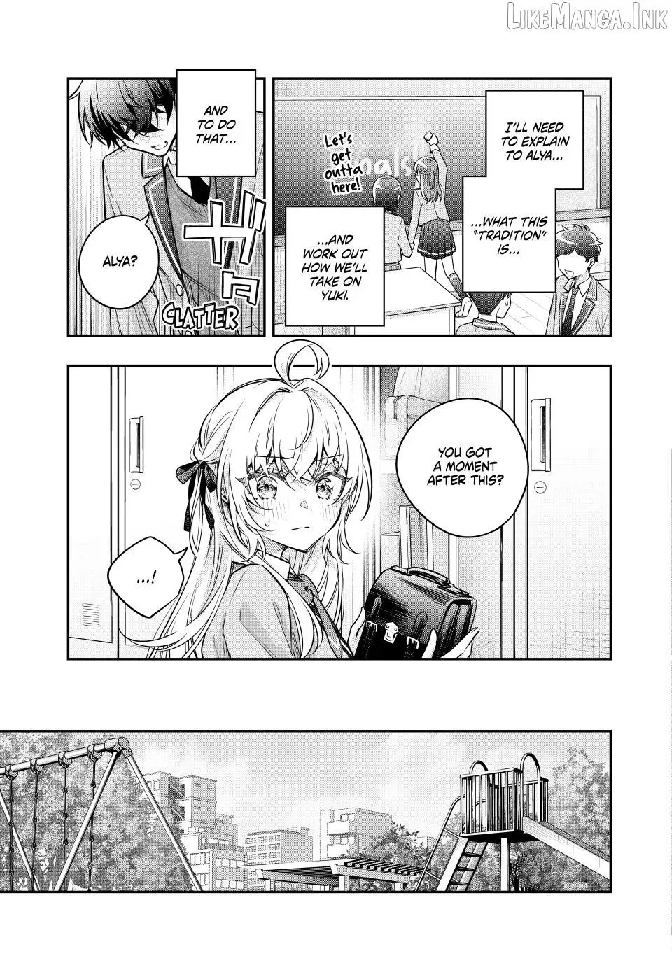 Alya, Who Sits Next to Me, Sometimes Whispers Sweet Nothings in Russian Chapter 84 page 9