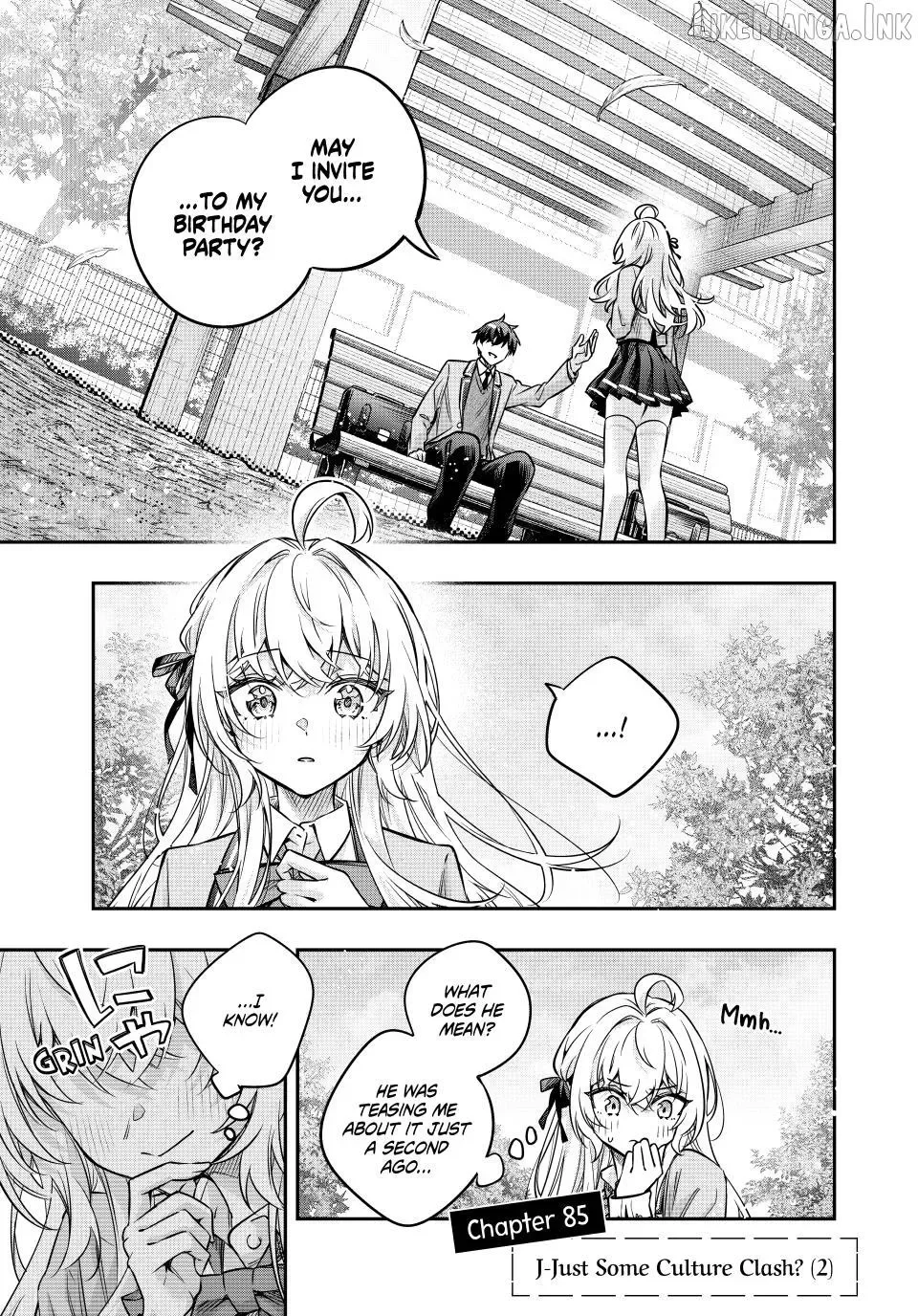 Alya, Who Sits Next to Me, Sometimes Whispers Sweet Nothings in Russian Chapter 85 page 1