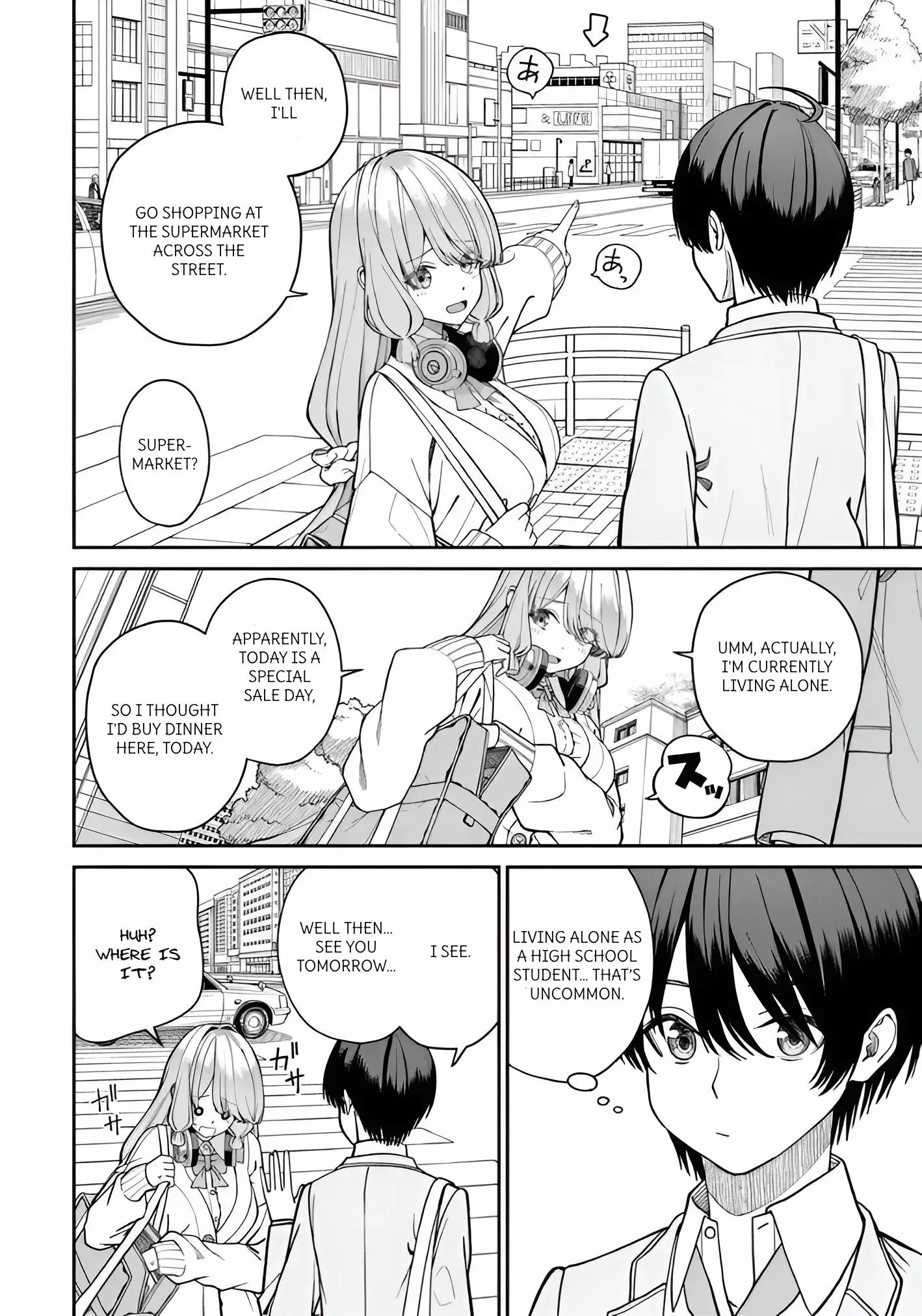 Amari-chan, the Girl I Found Next to the Number One Girl Everyone Wants as a Girlfriend Chapter 3.2 page 4