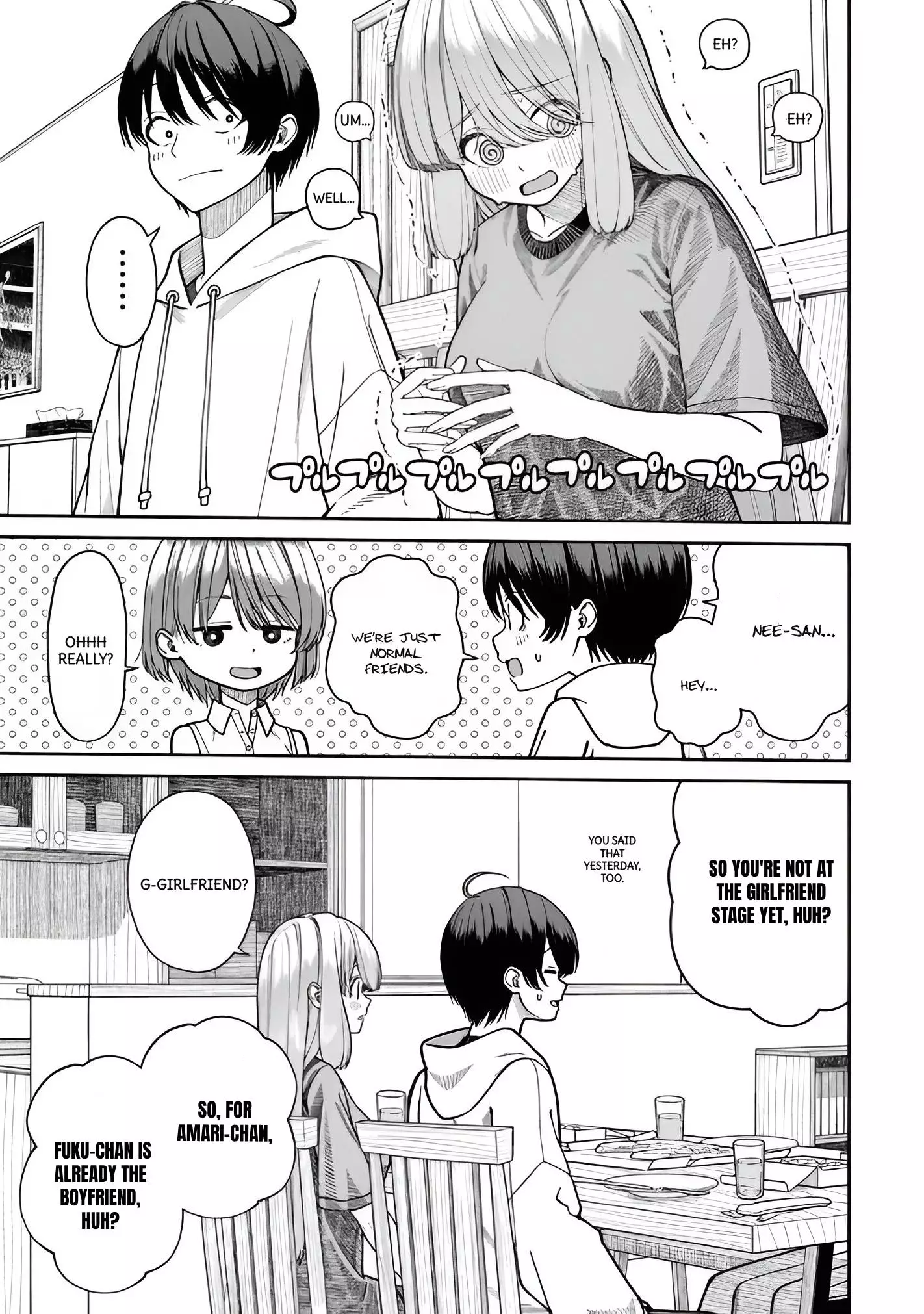 Amari-chan, the Girl I Found Next to the Number One Girl Everyone Wants as a Girlfriend Chapter 4.1 page 13