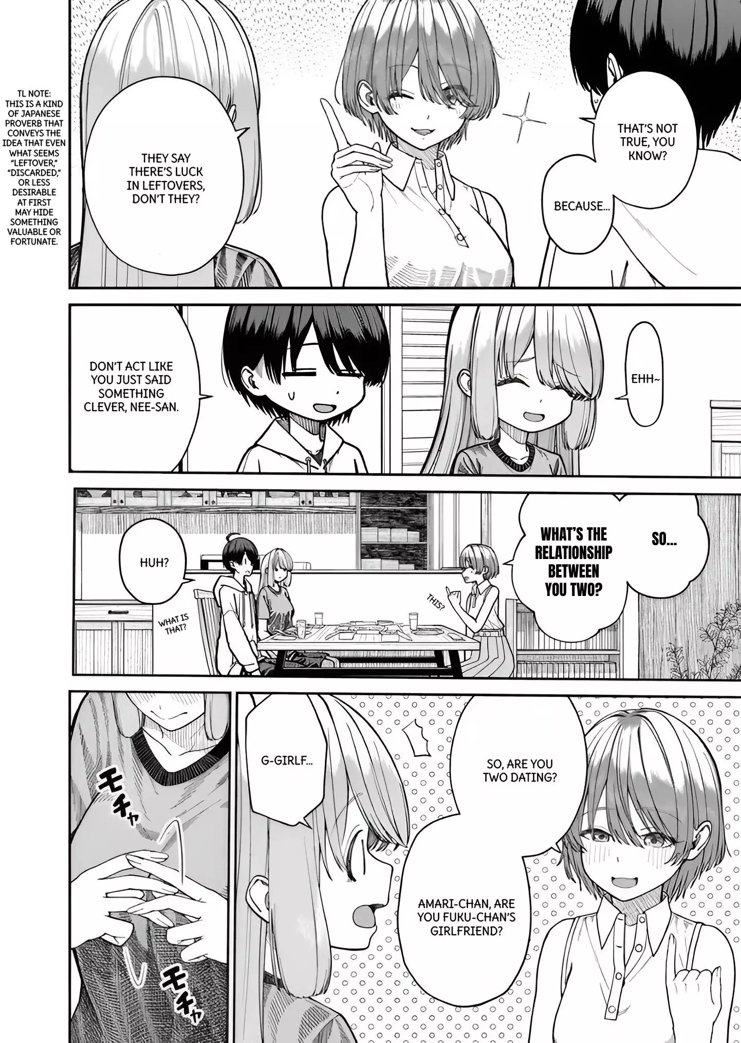 Amari-chan, the Girl I Found Next to the Number One Girl Everyone Wants as a Girlfriend Chapter 4.1 page 12