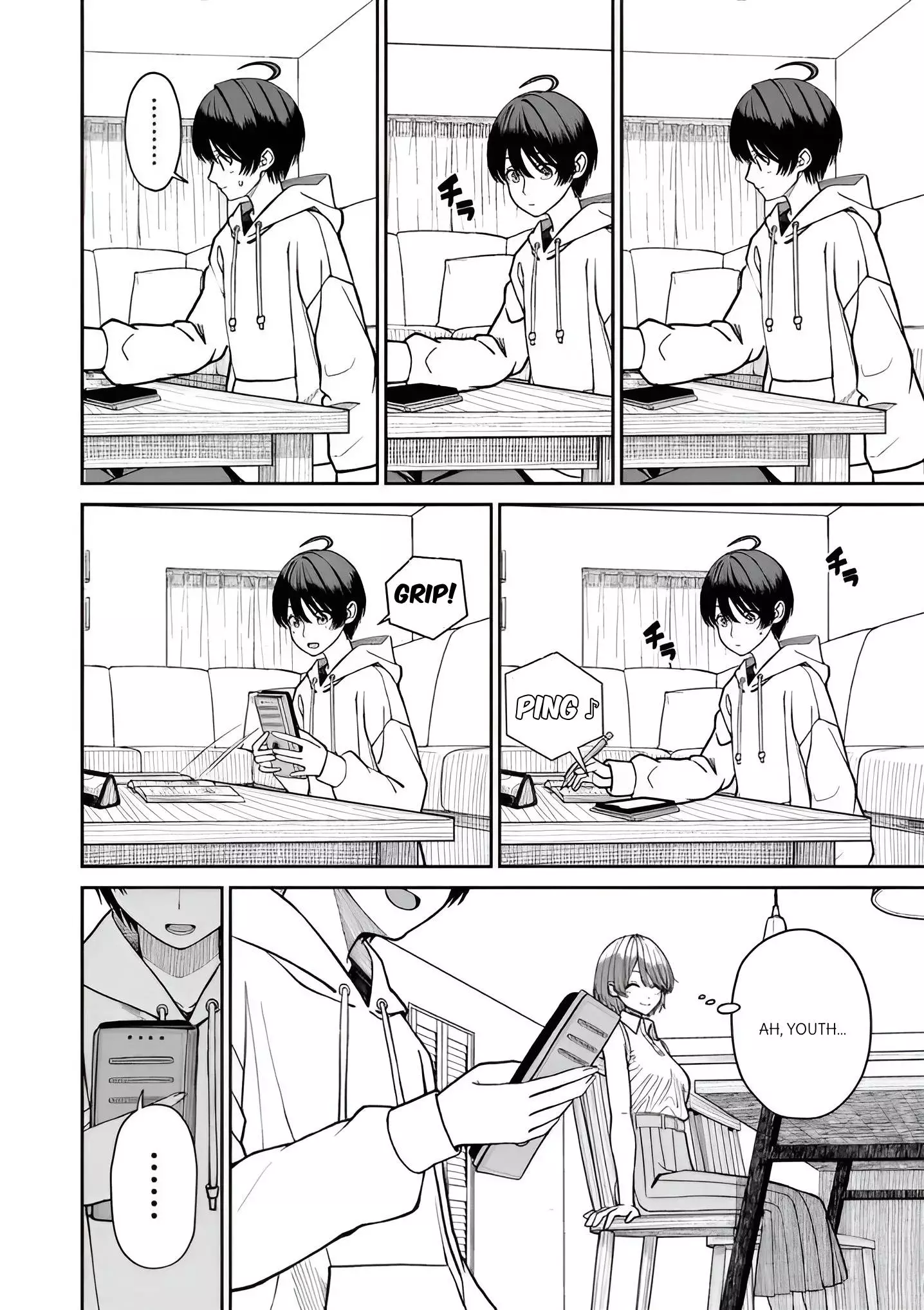 Amari-chan, the Girl I Found Next to the Number One Girl Everyone Wants as a Girlfriend Chapter 4.2 page 12