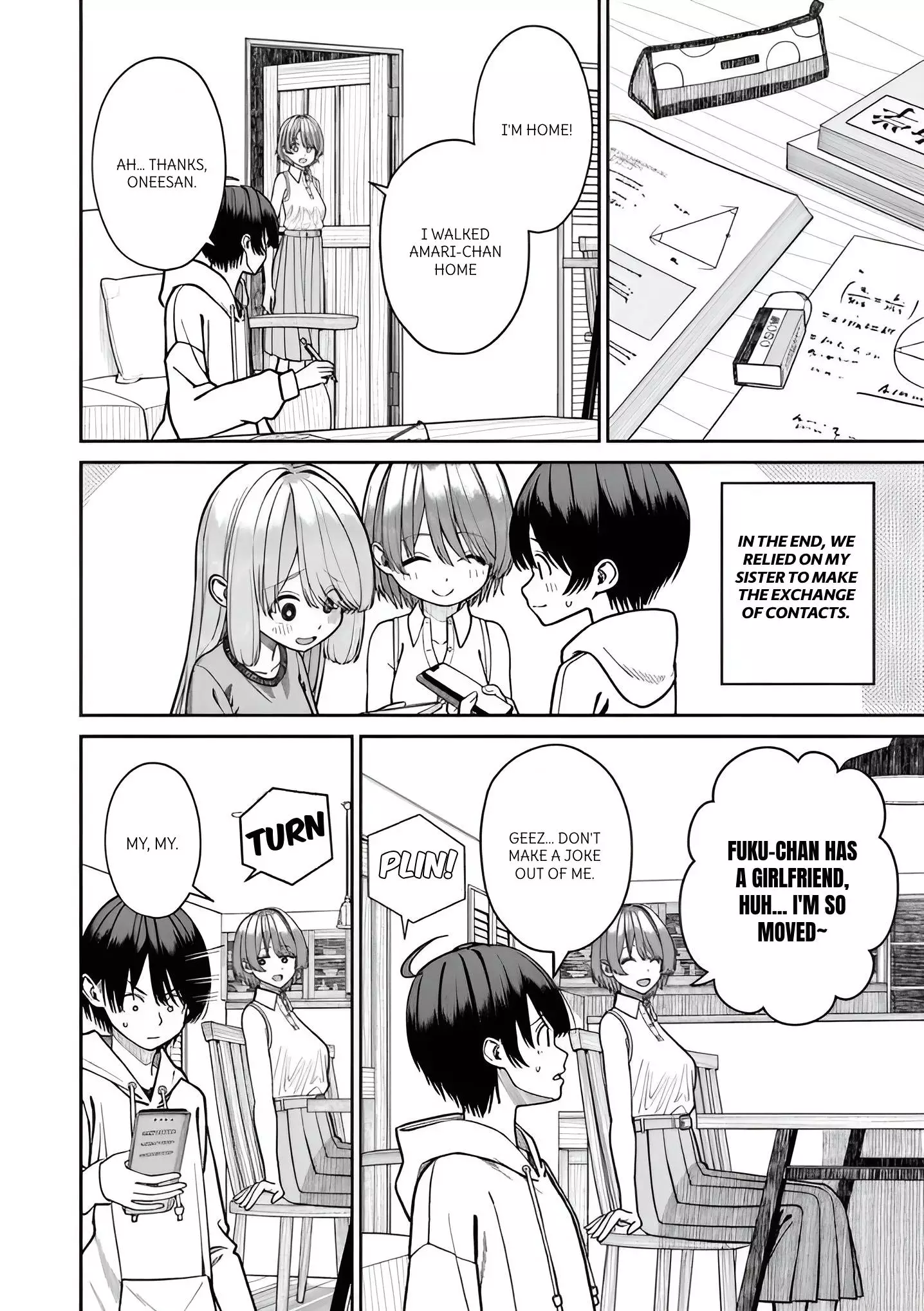Amari-chan, the Girl I Found Next to the Number One Girl Everyone Wants as a Girlfriend Chapter 4.2 page 10