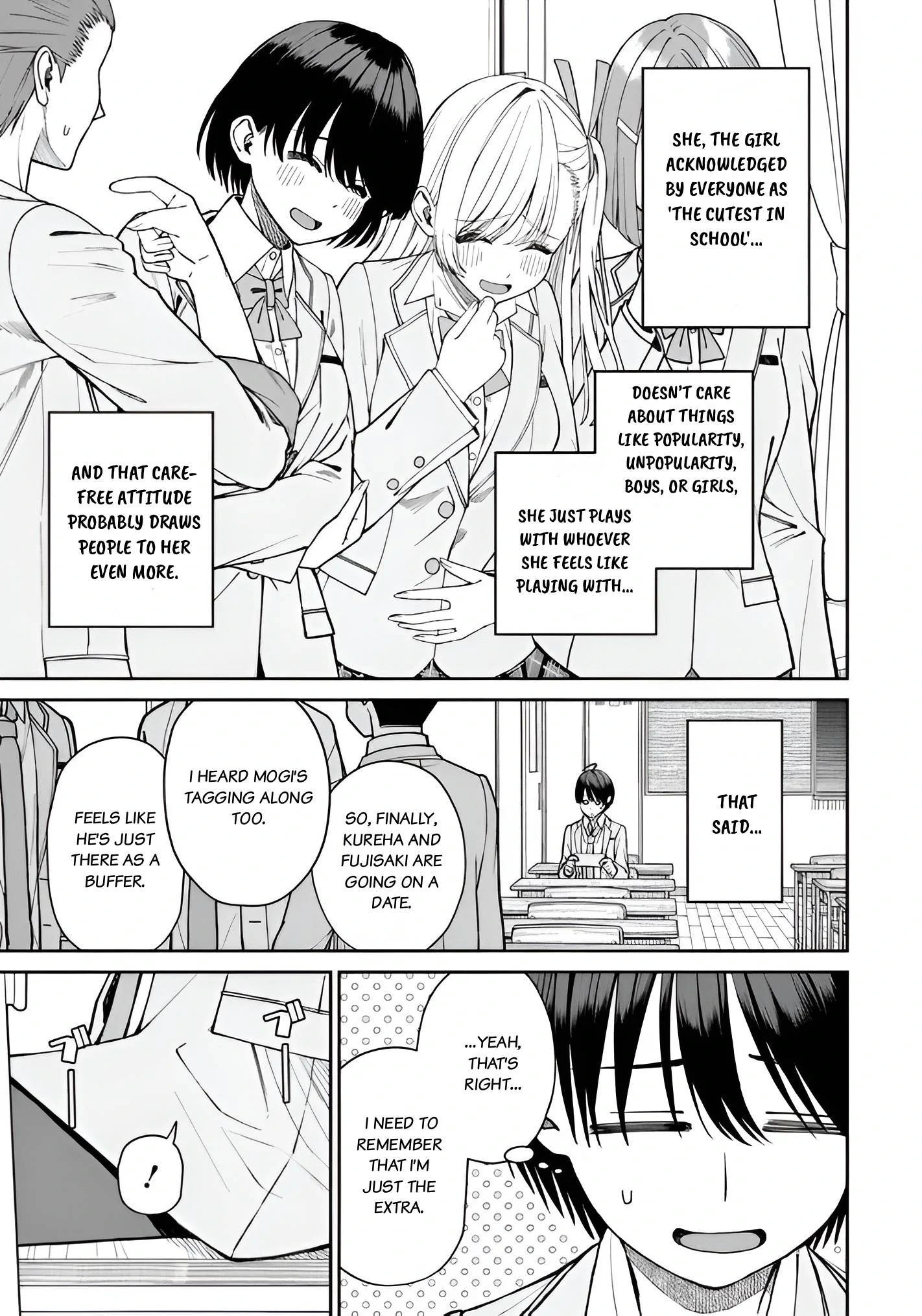 Amari-chan, the Girl I Found Next to the Number One Girl Everyone Wants as a Girlfriend Chapter 5.1 page 5