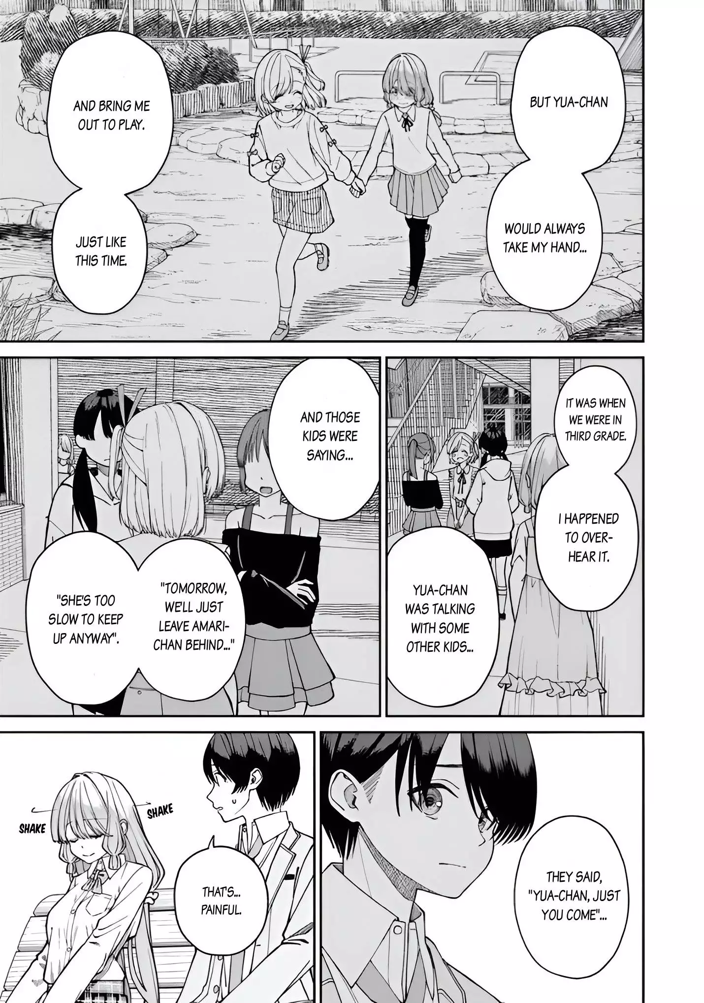 Amari-chan, the Girl I Found Next to the Number One Girl Everyone Wants as a Girlfriend Chapter 5.1 page 15
