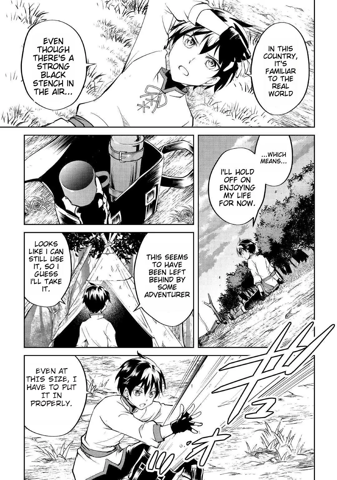 Amarimono Isekaijin no Jiyuu Seikatsu: Yuusha ja Nai node Katteni Yarasete Moraimasu Chapter 1 page 40