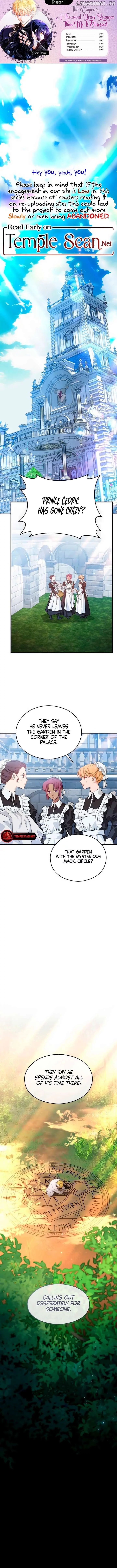 An Emperor 1000 Years Younger Than Me is Obsessed Chapter 11 page 1