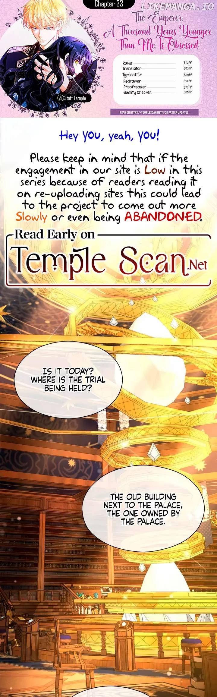 An Emperor 1000 Years Younger Than Me is Obsessed Chapter 33 page 1