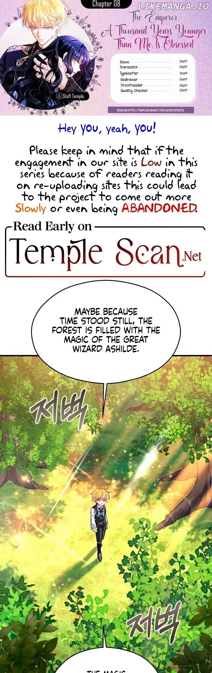An Emperor 1000 Years Younger Than Me is Obsessed Chapter 8 page 1