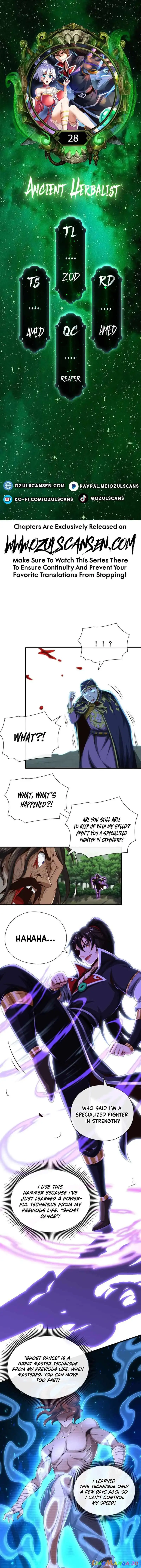 Ancient Herbalist Chapter 28 page 1