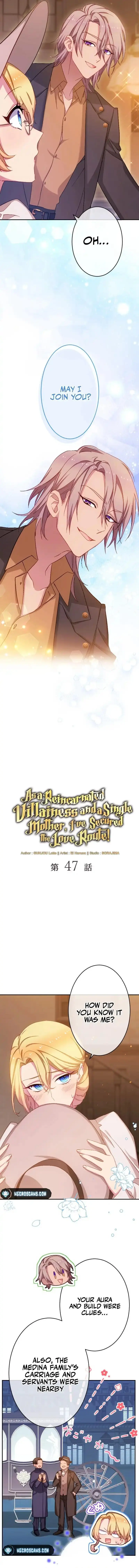As a Reincarnated Villainess and a Single Mother, I've Secured the Love Route! Chapter 47 page 3