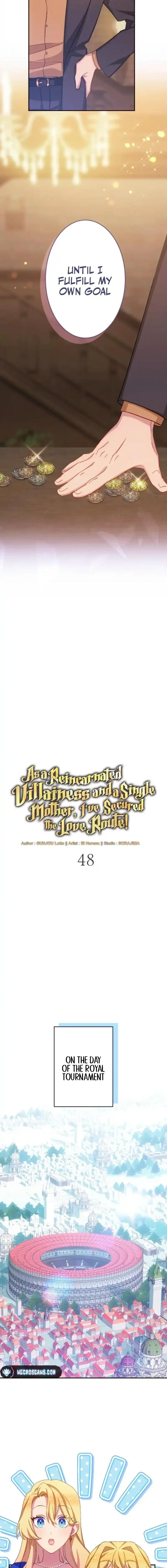 As a Reincarnated Villainess and a Single Mother, I've Secured the Love Route! Chapter 48 page 3
