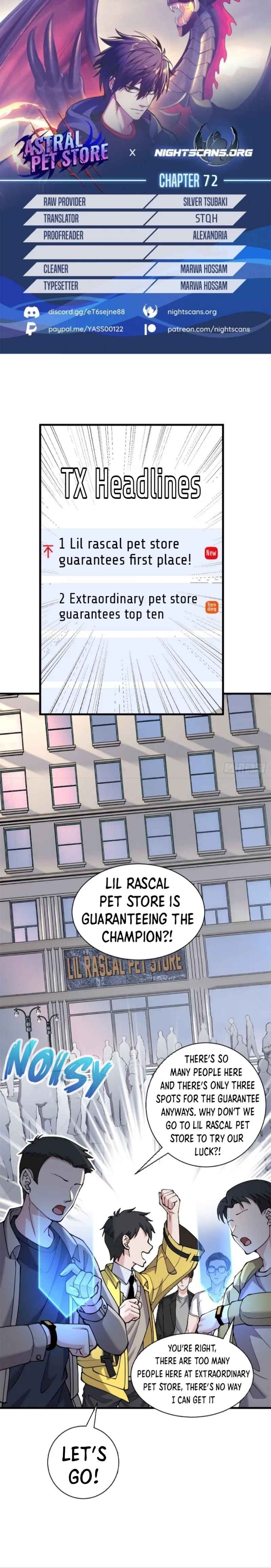 Astral Pet Store Chapter 72 page 1