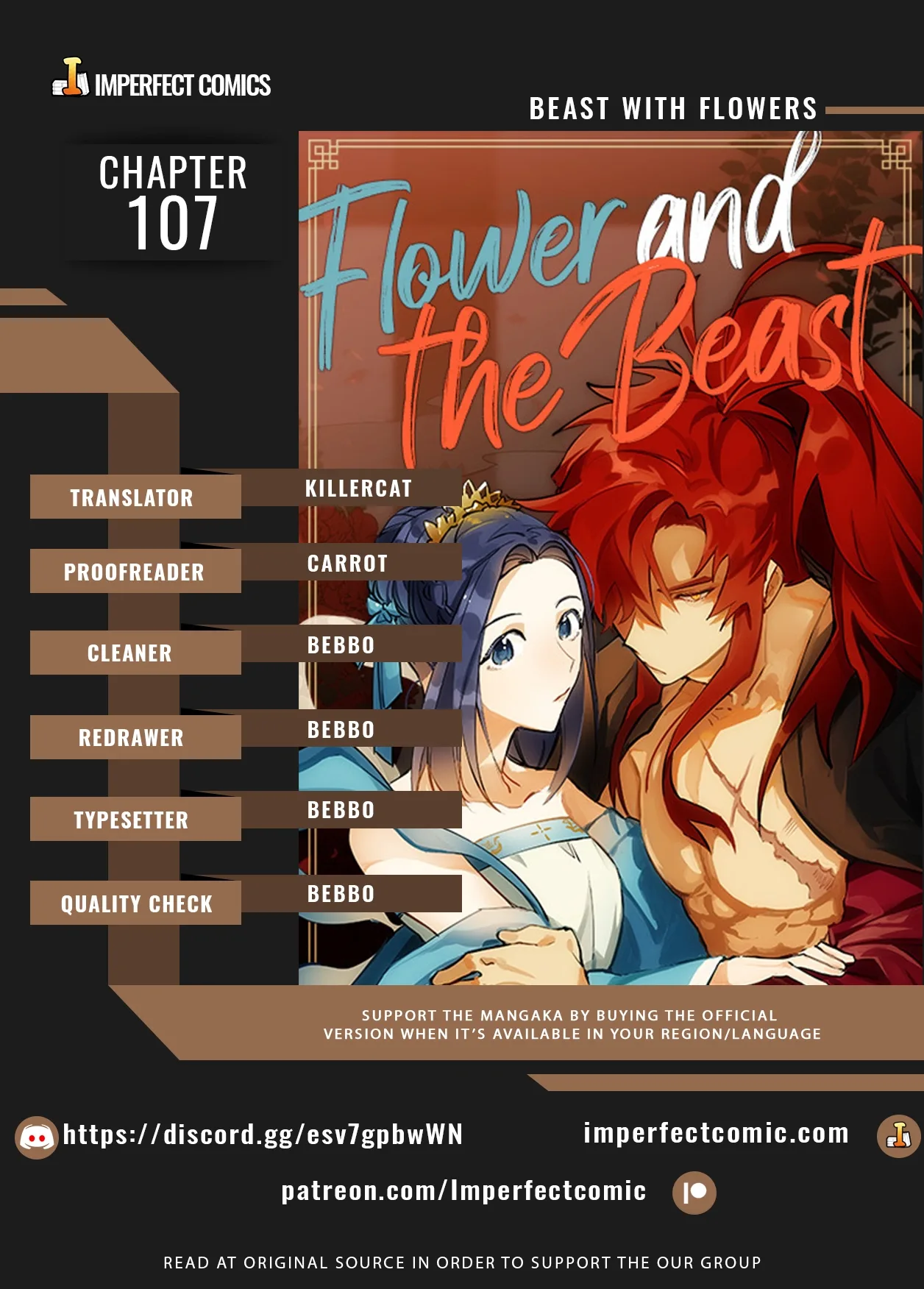 Beast with flowers Chapter 107 page 1