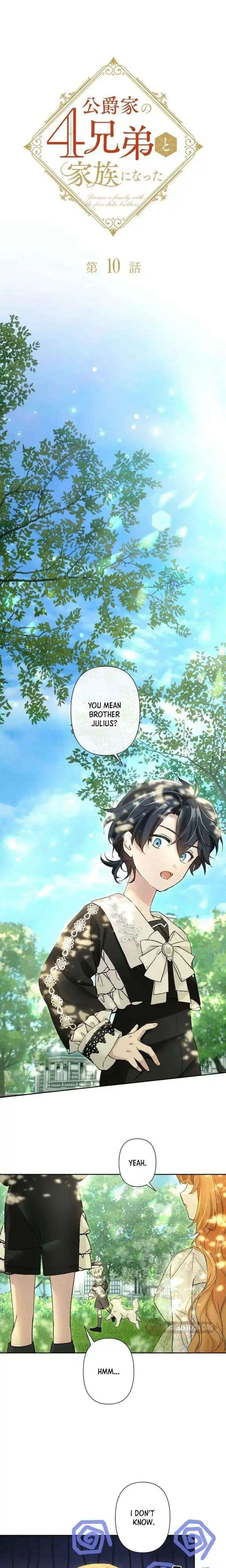 Became part of the family with the four brothers of the ducal Chapter 10 page 3