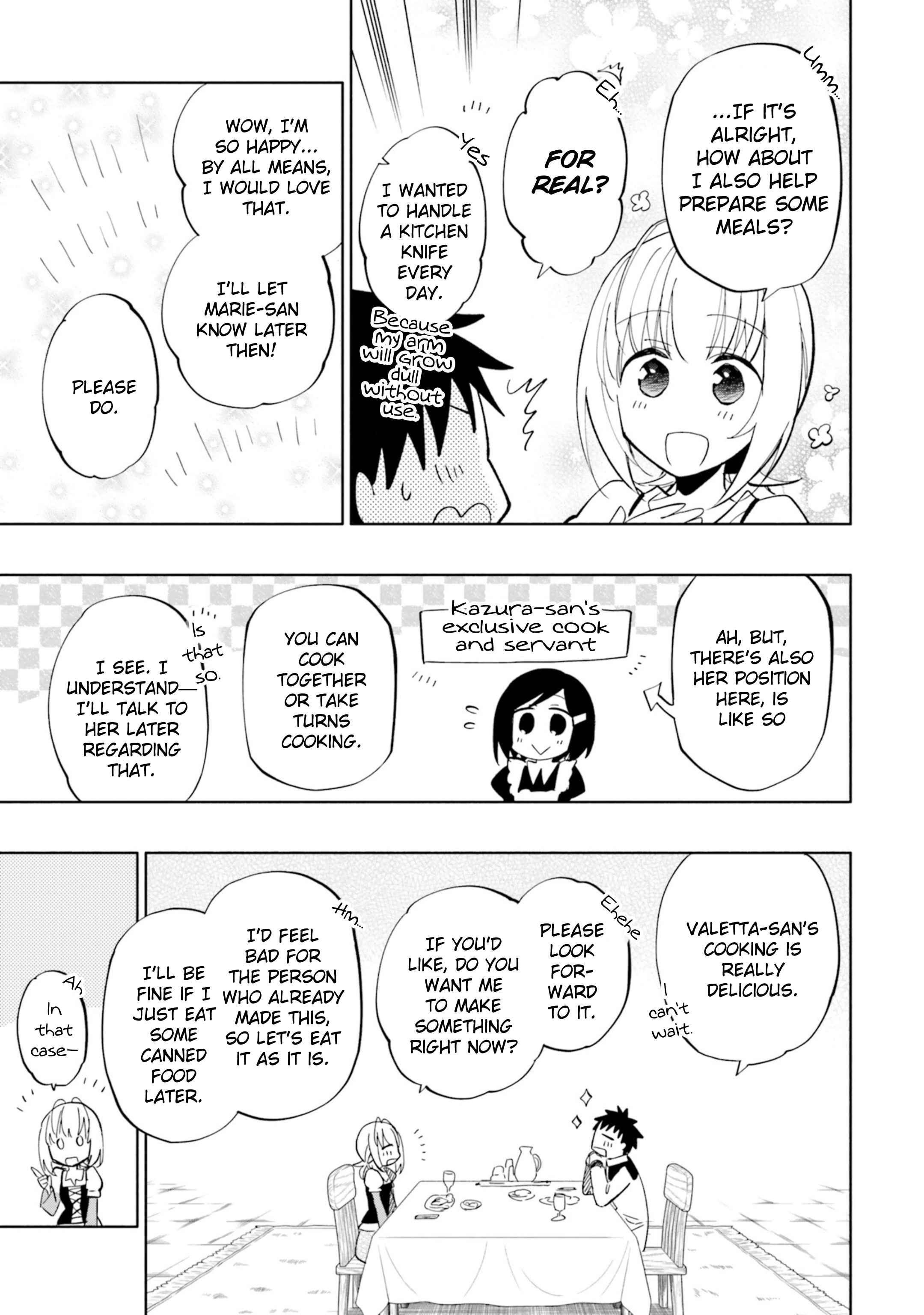 Became part of the family with the four brothers of the ducal Chapter 41 page 21