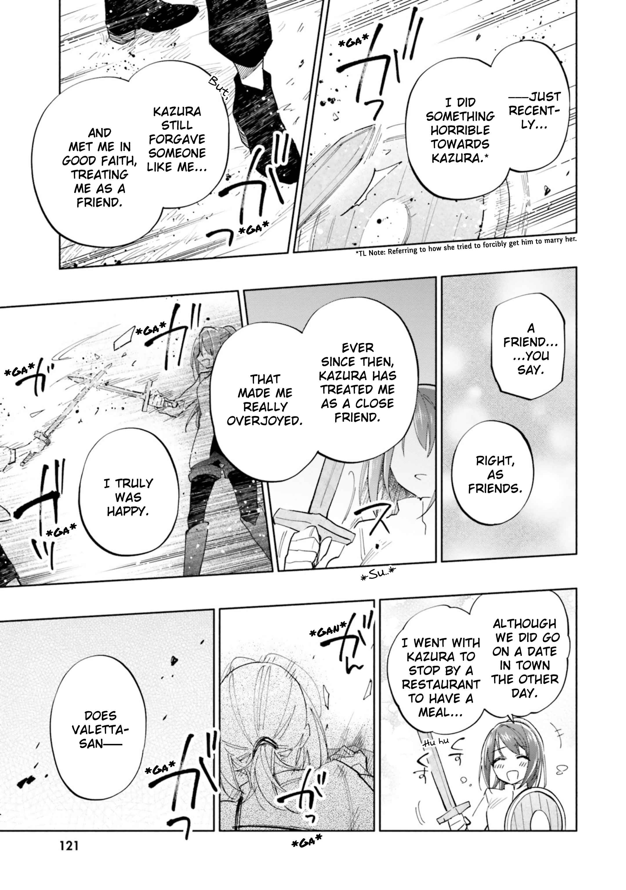Became part of the family with the four brothers of the ducal Chapter 42 page 7