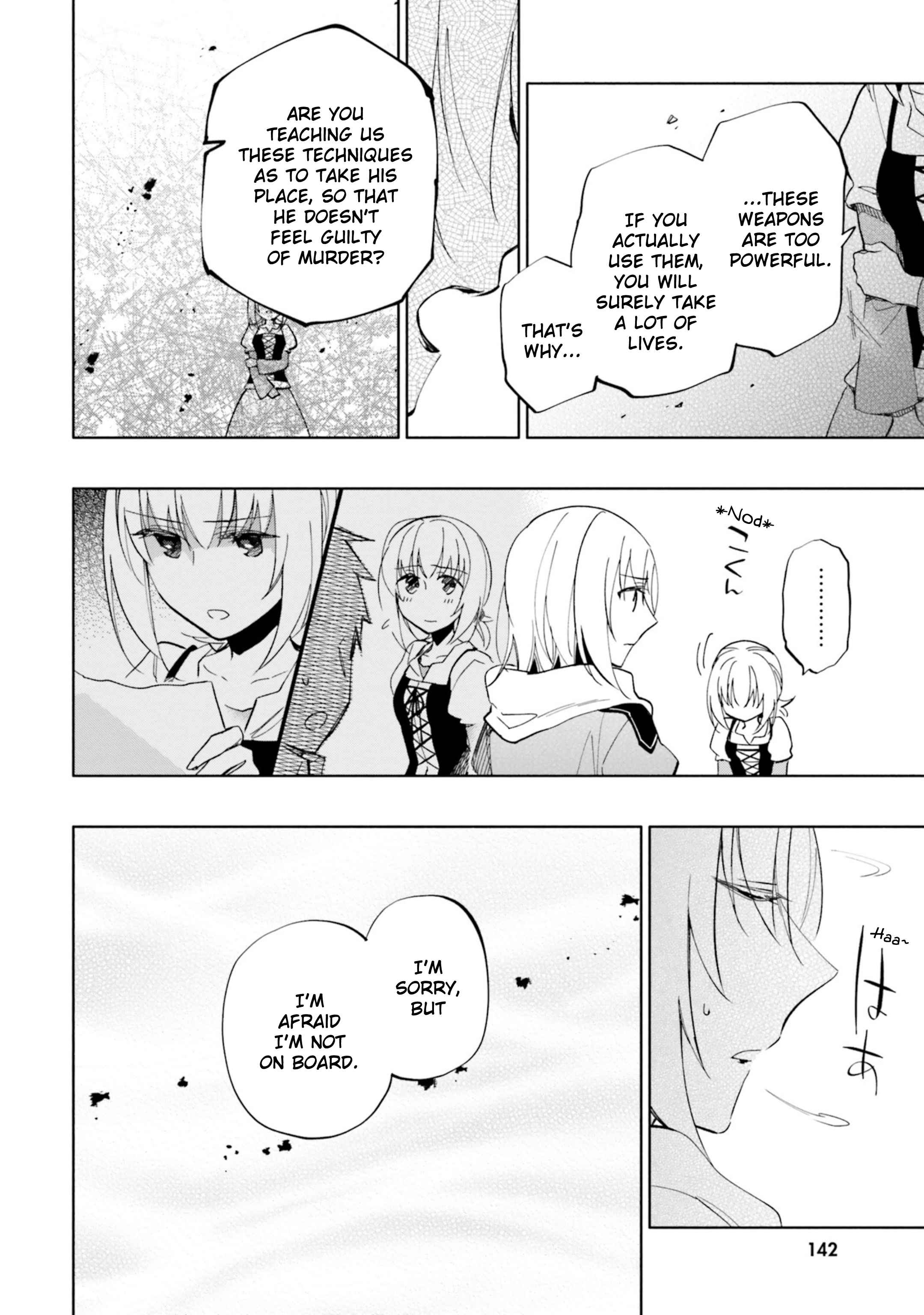 Became part of the family with the four brothers of the ducal Chapter 42 page 28