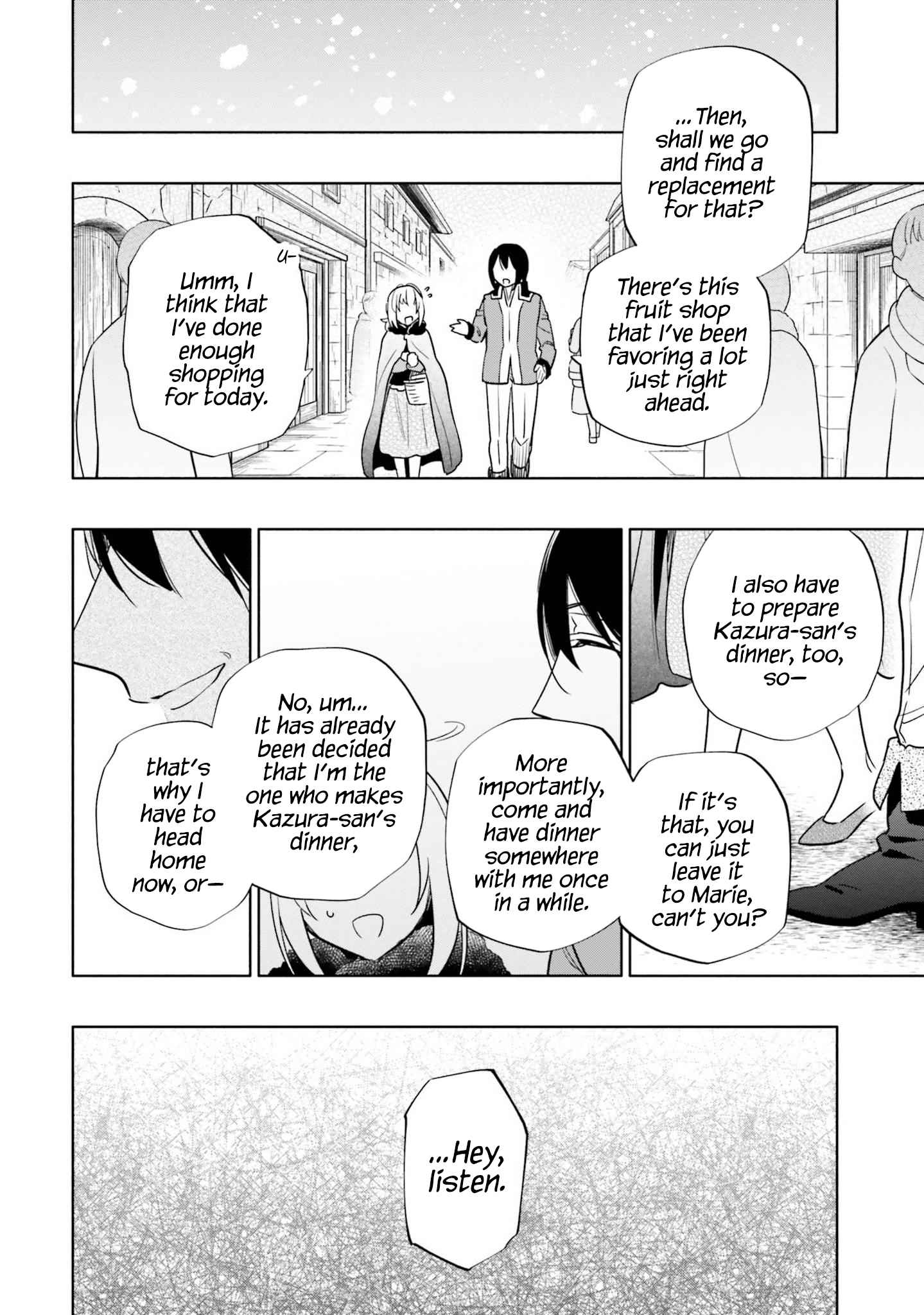 Became part of the family with the four brothers of the ducal Chapter 56 page 13