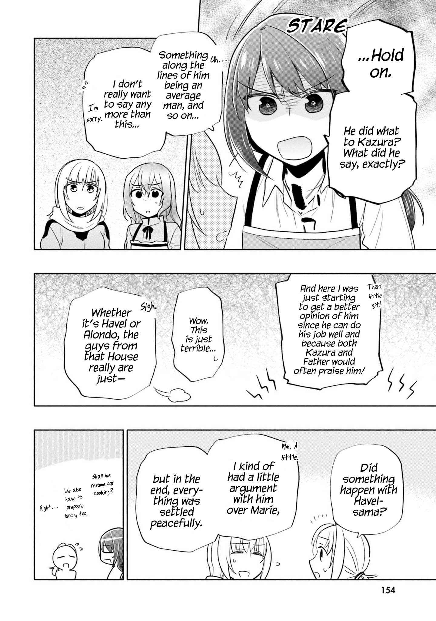 Became part of the family with the four brothers of the ducal Chapter 56 page 29