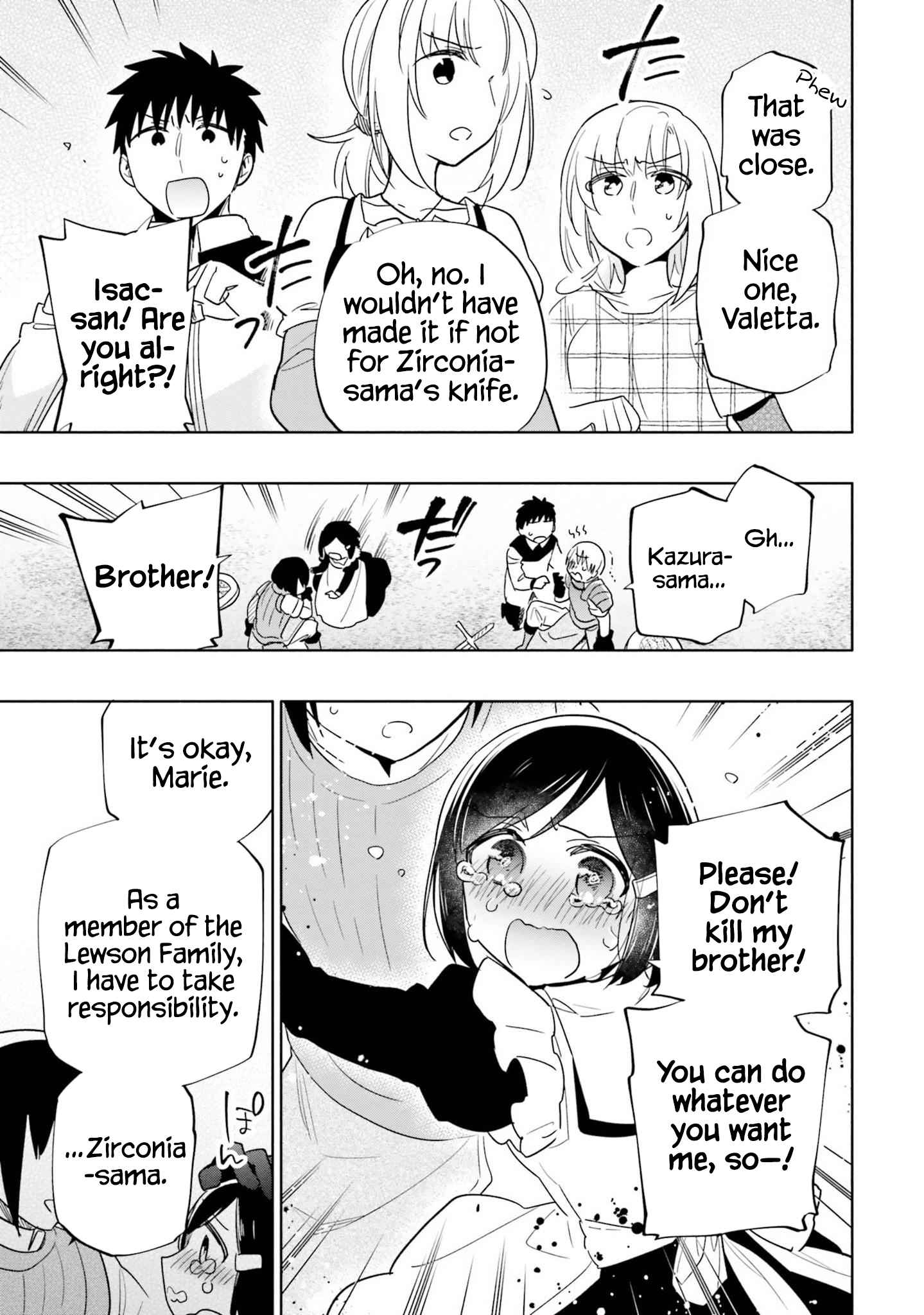 Became part of the family with the four brothers of the ducal Chapter 59 page 8
