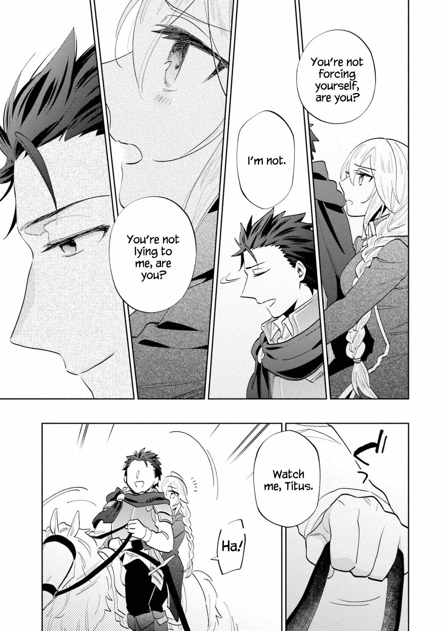 Became part of the family with the four brothers of the ducal Chapter 65 page 17
