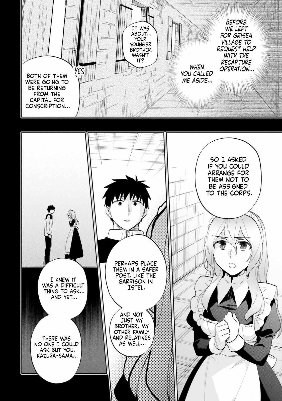 Became part of the family with the four brothers of the ducal Chapter 79 page 30