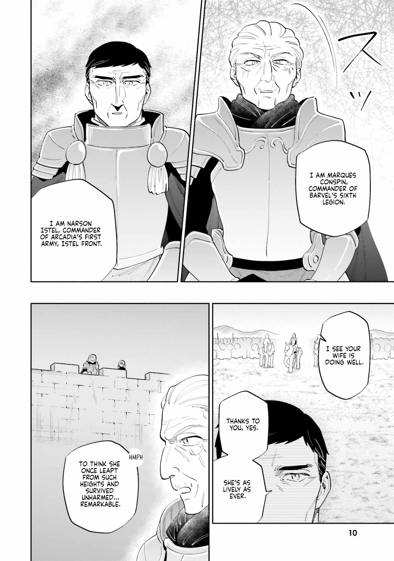 Became part of the family with the four brothers of the ducal Chapter 82 page 8