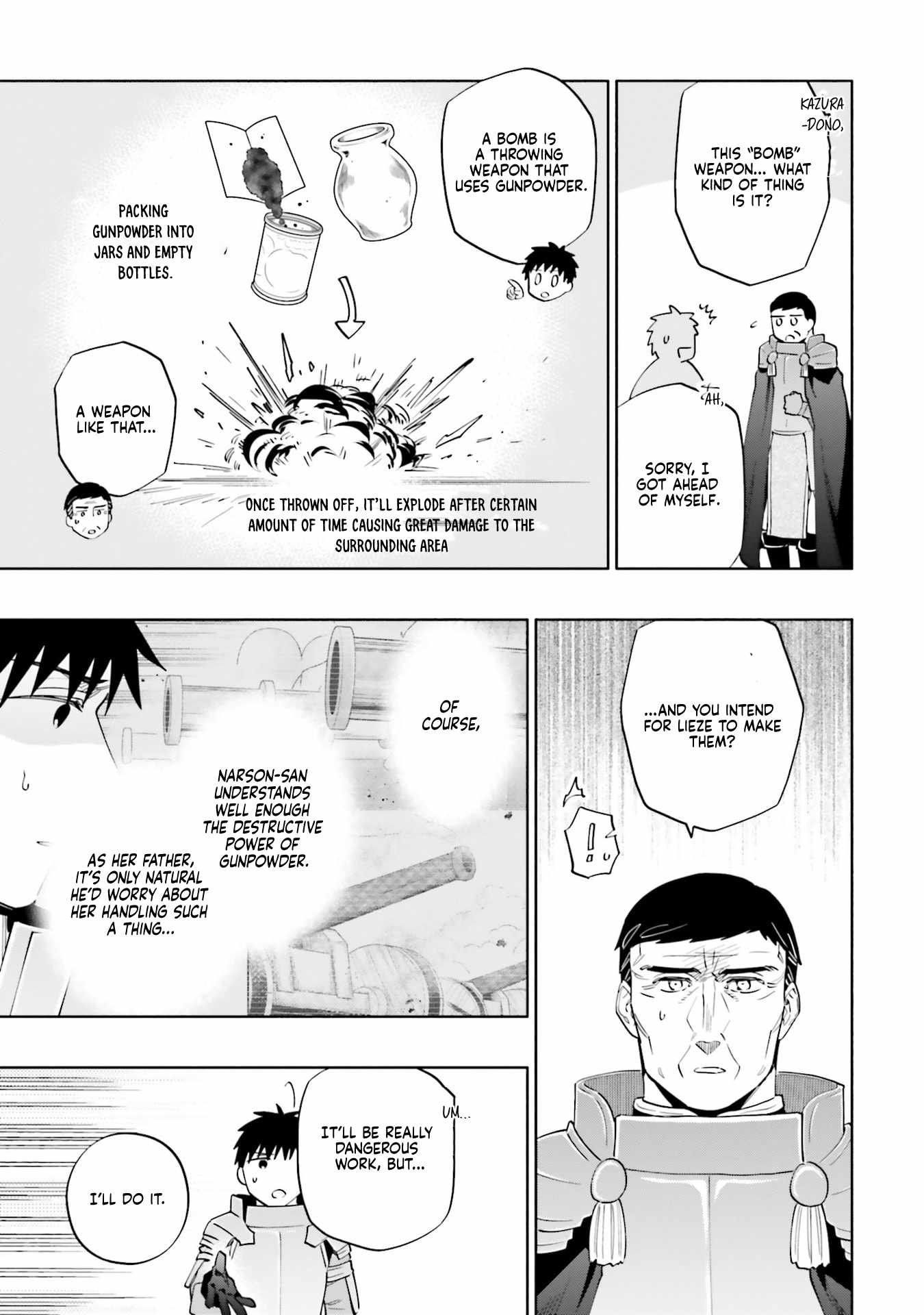 Became part of the family with the four brothers of the ducal Chapter 88 page 14