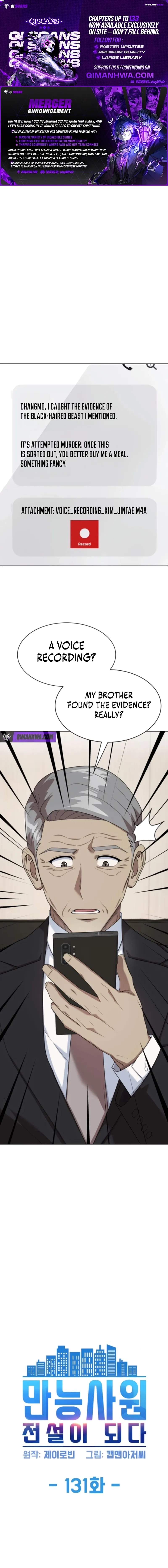 Becoming A Legendary Ace Employee Chapter 131 page 1