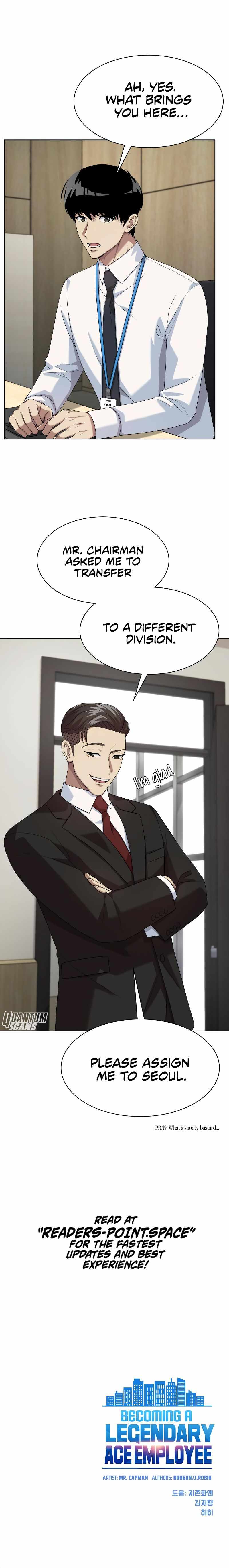 Becoming A Legendary Ace Employee Chapter 32 page 9