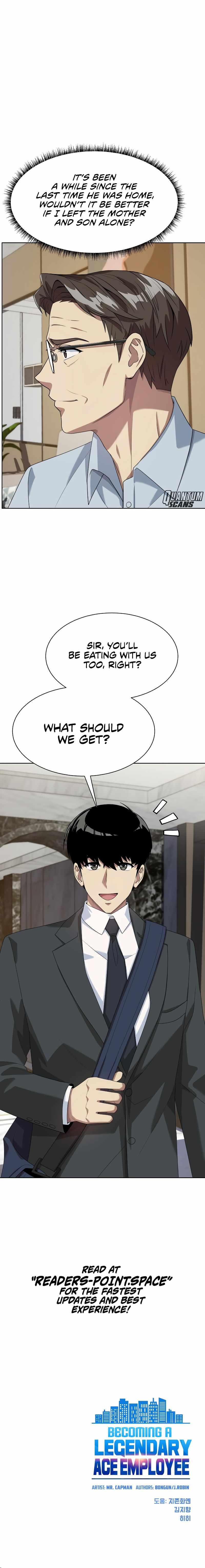 Becoming A Legendary Ace Employee Chapter 43 page 10