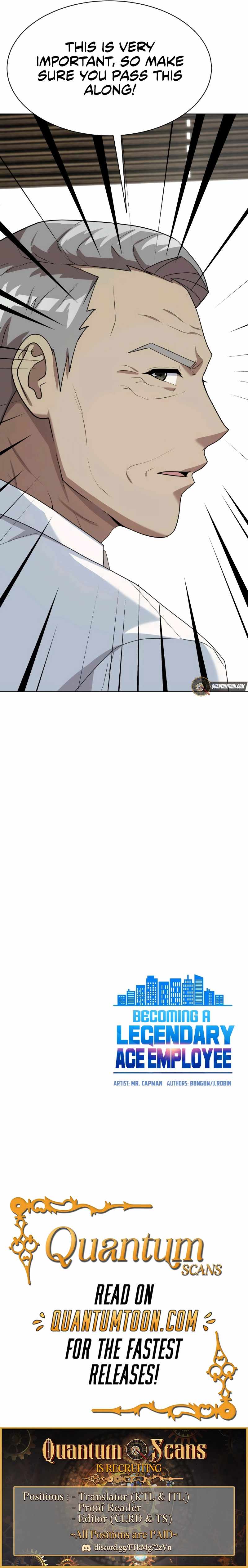 Becoming A Legendary Ace Employee Chapter 87 page 14