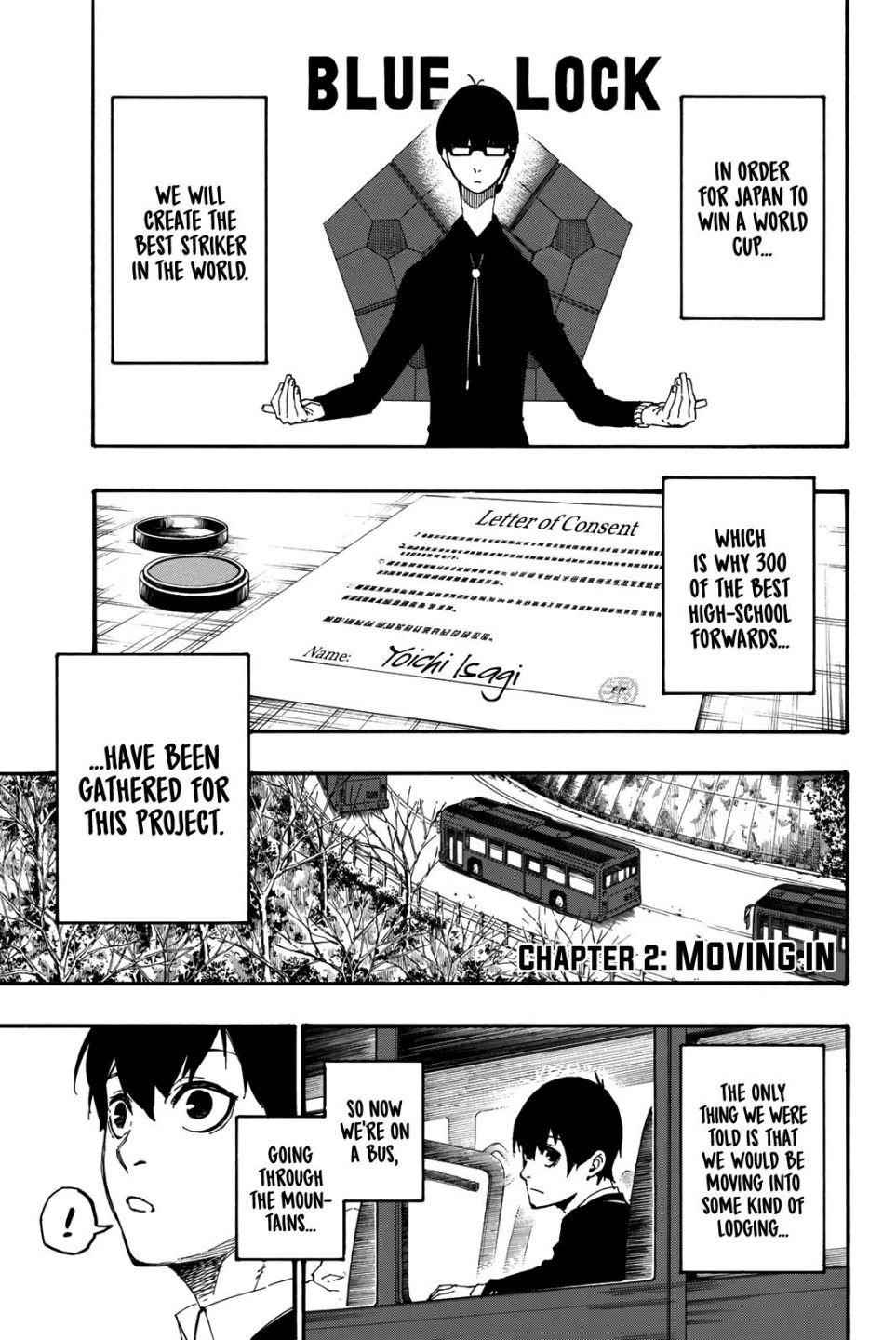 Blue Lock Chapter 2 page 3