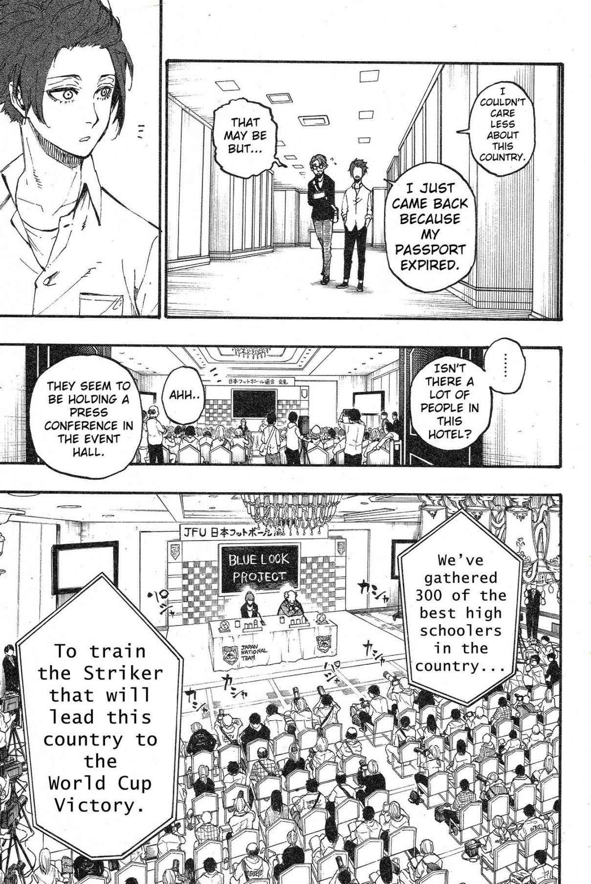 Blue Lock Chapter 4 page 7