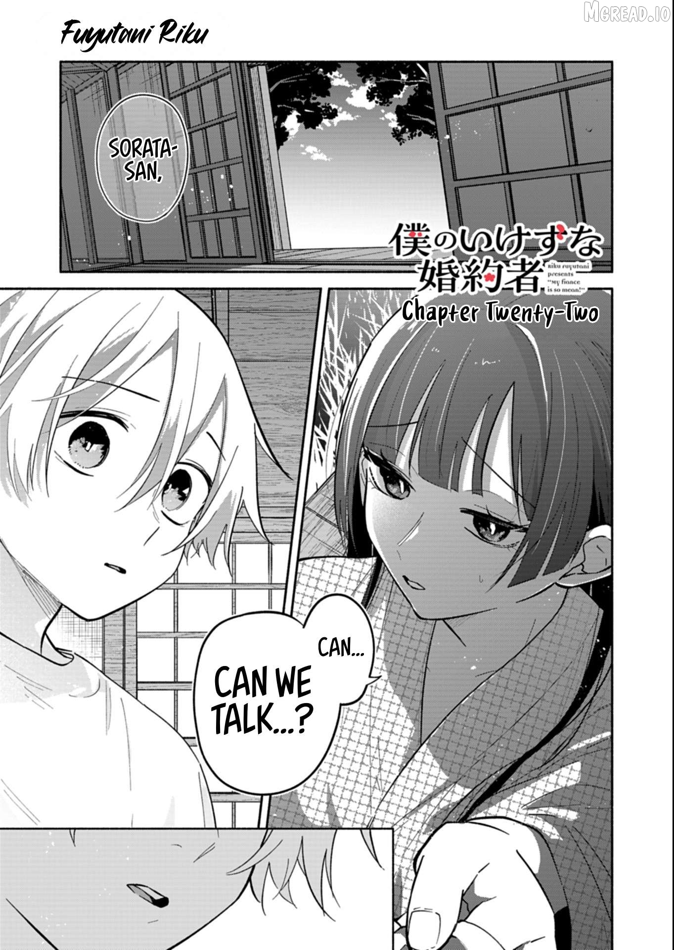 Boku no Ikezuna Konyakusha Chapter 22.1 page 1