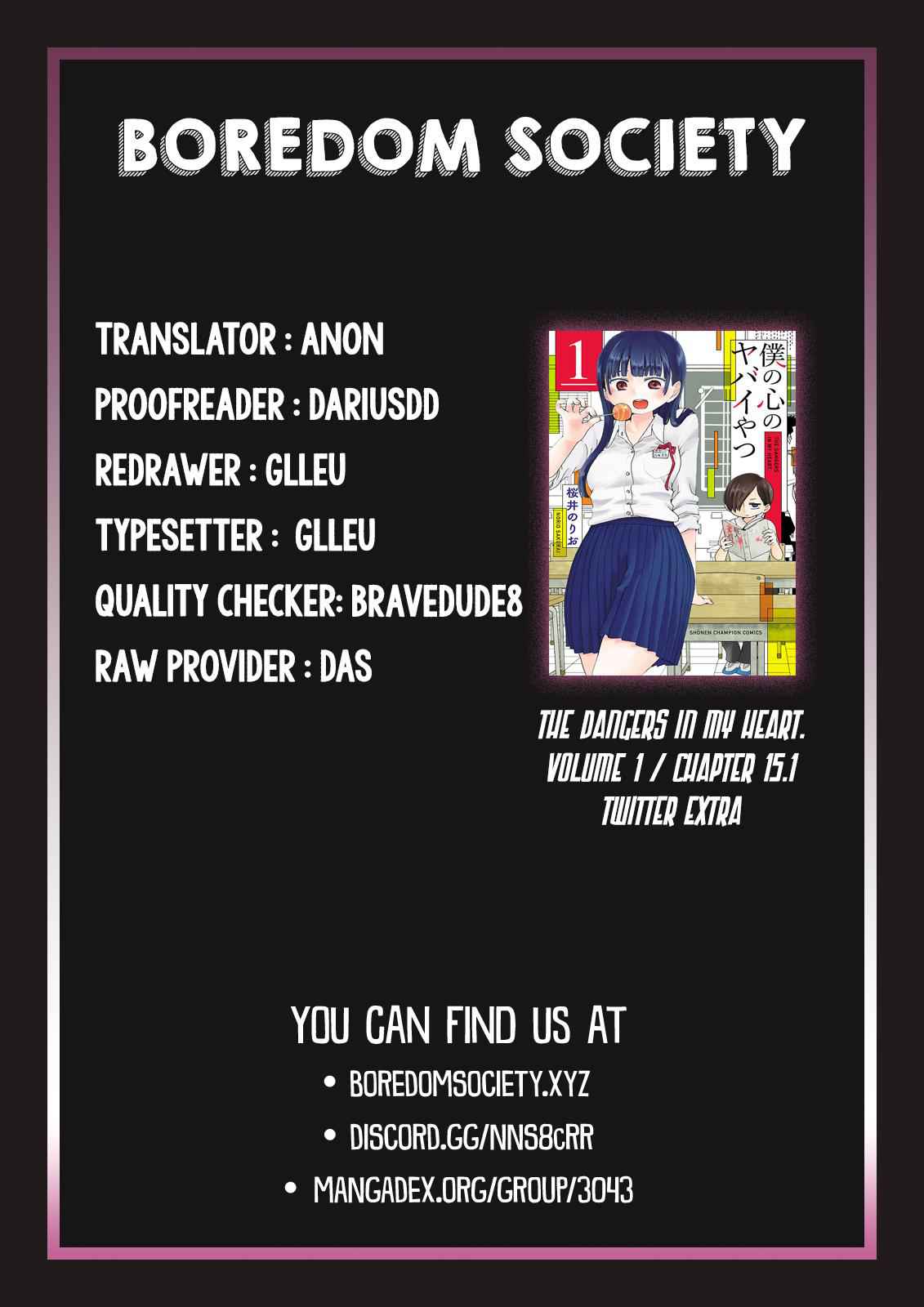 Boku No Kokoro No Yabai Yatsu Chapter 15.1 page 7