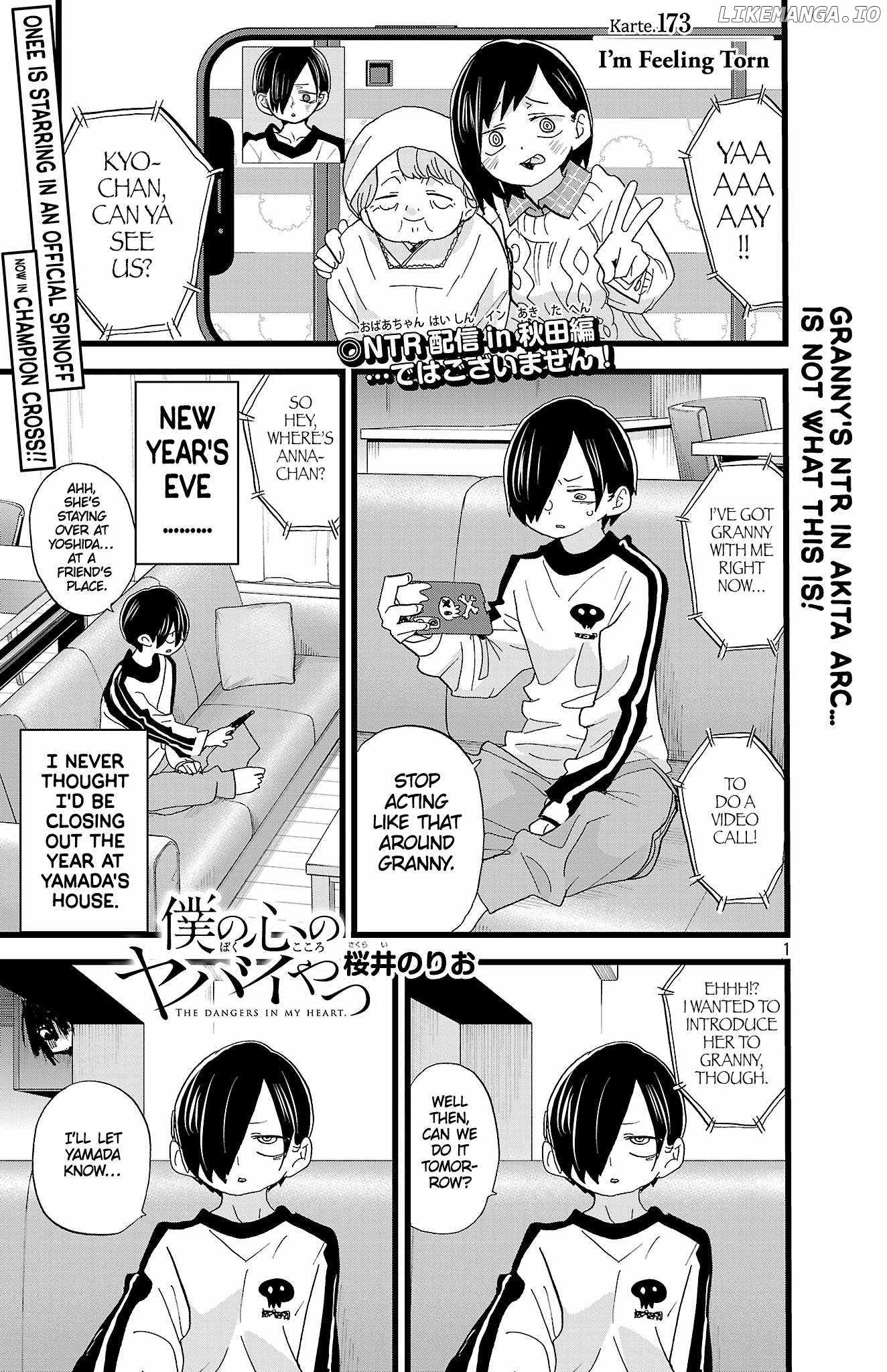 Boku No Kokoro No Yabai Yatsu Chapter 173 page 2