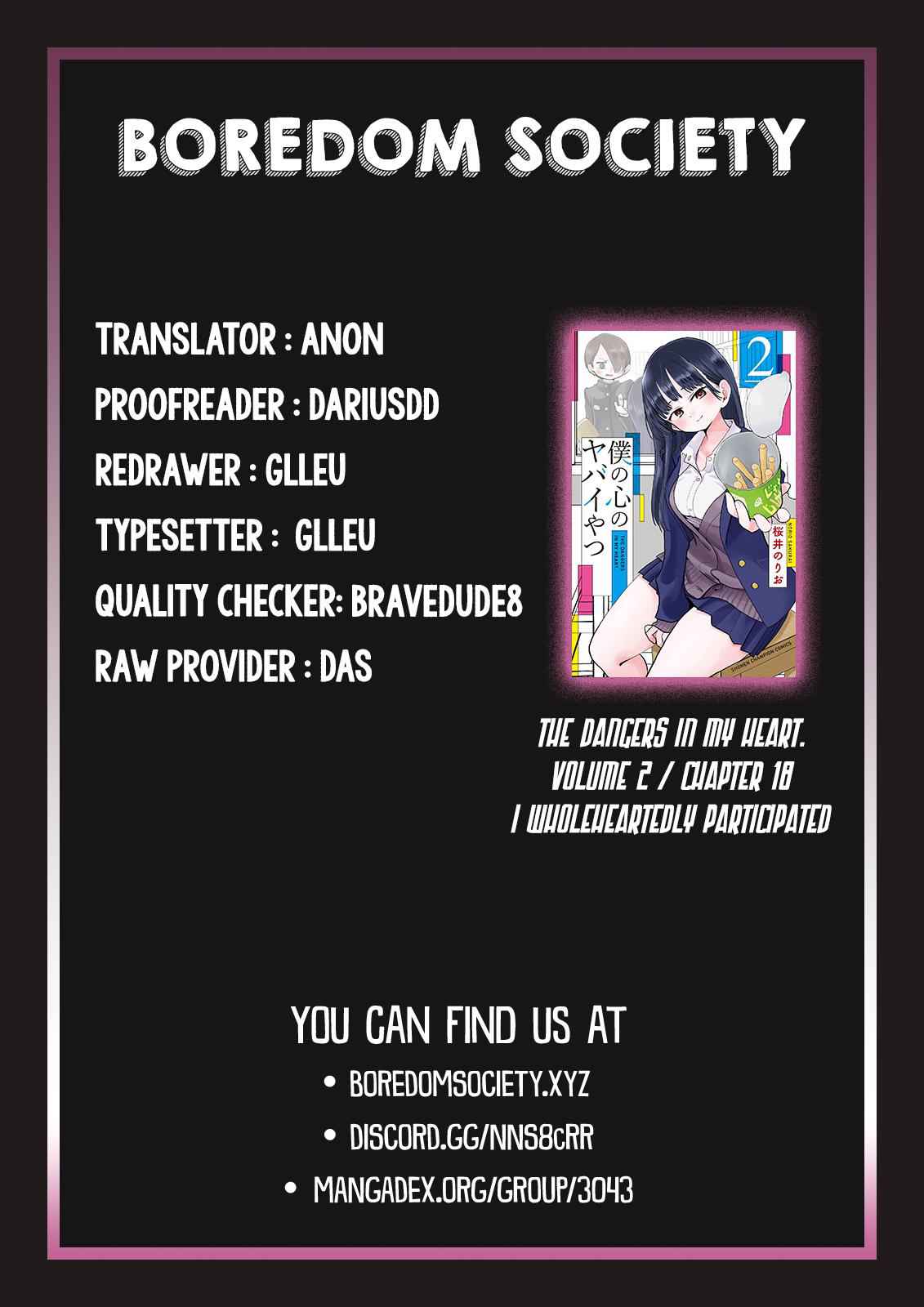 Boku No Kokoro No Yabai Yatsu Chapter 18 page 14