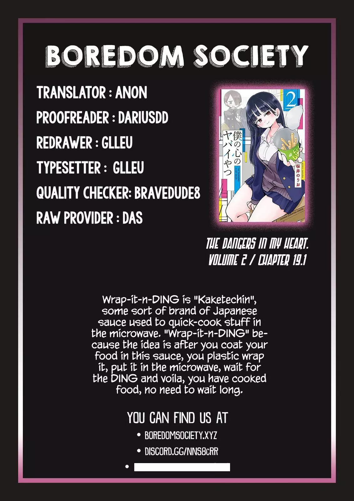 Boku No Kokoro No Yabai Yatsu Chapter 19.1 page 4