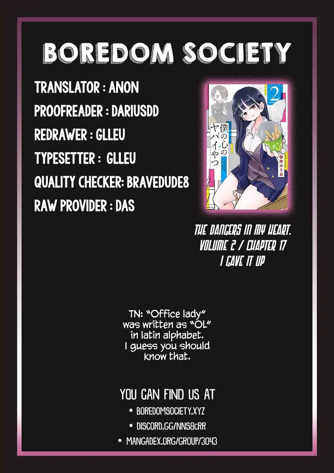 Boku No Kokoro No Yabai Yatsu Chapter 19 page 14