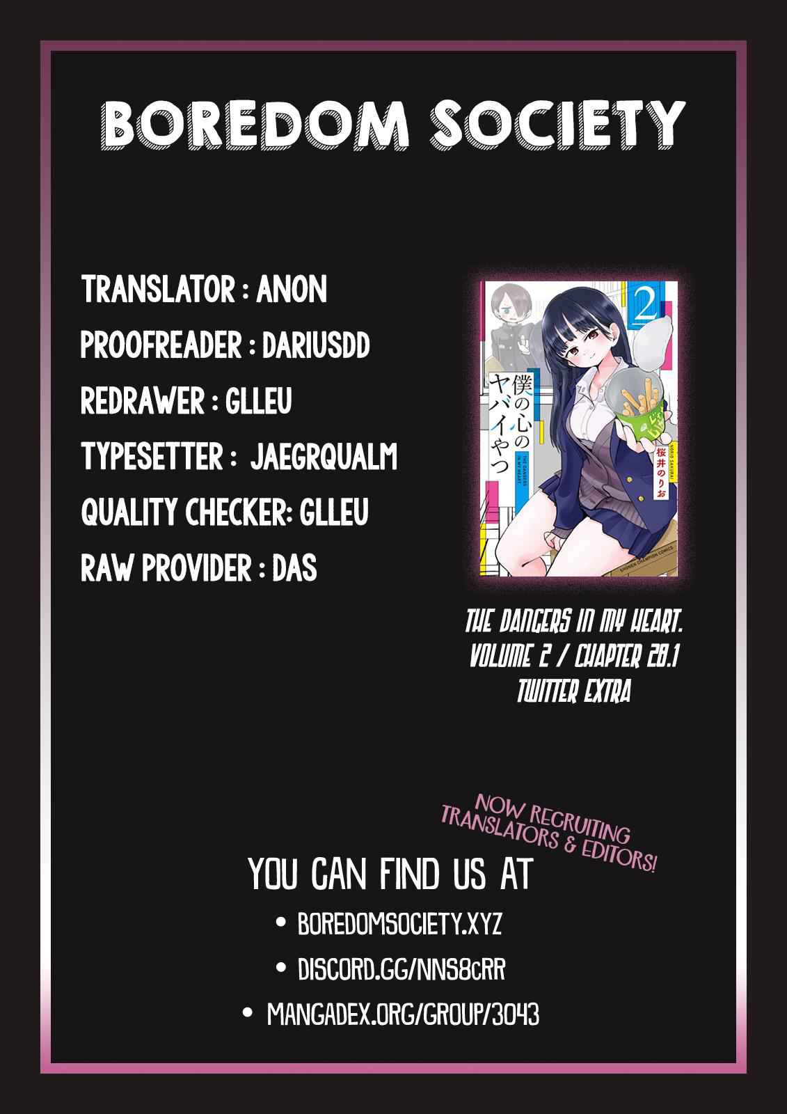 Boku No Kokoro No Yabai Yatsu Chapter 28.1 page 5