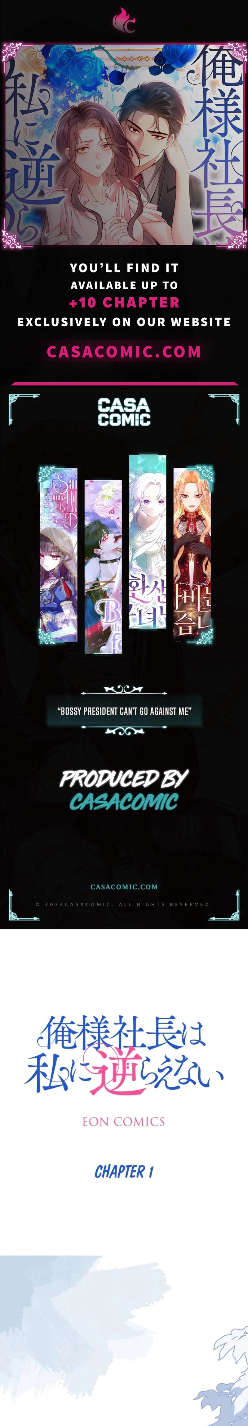 Bossy President Can't Go Against Me Chapter 1 page 1