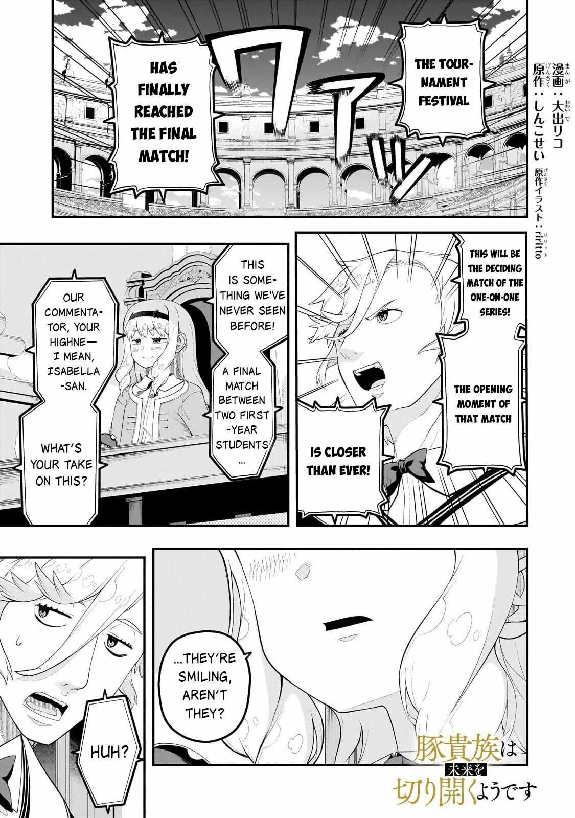 Buta Kizoku wa Mirai wo Kiri Hiraku you desu Chapter 24.1 page 2