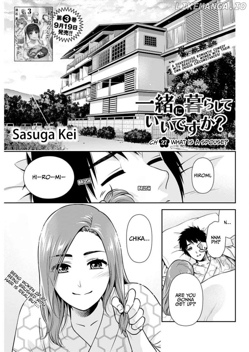Can I Live With You? Chapter 27 page 1