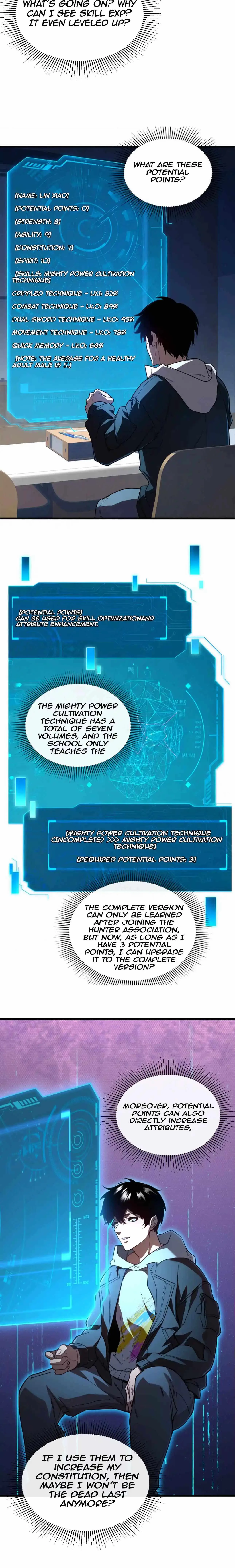 Cataclysm Hunter: I have an experience point system Chapter 1 page 20