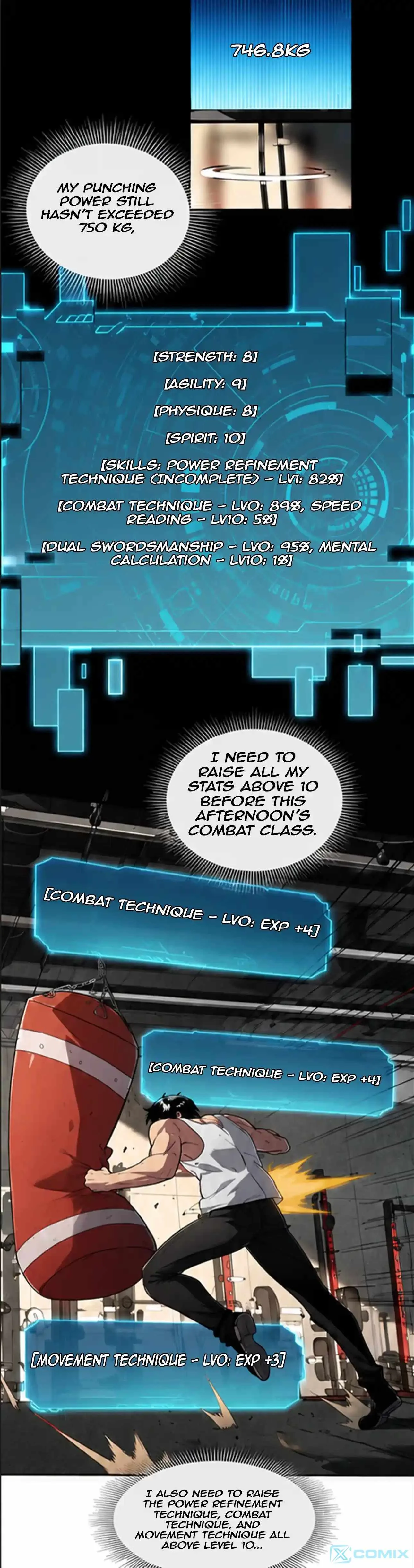 Cataclysm Hunter: I have an experience point system Chapter 1 page 30
