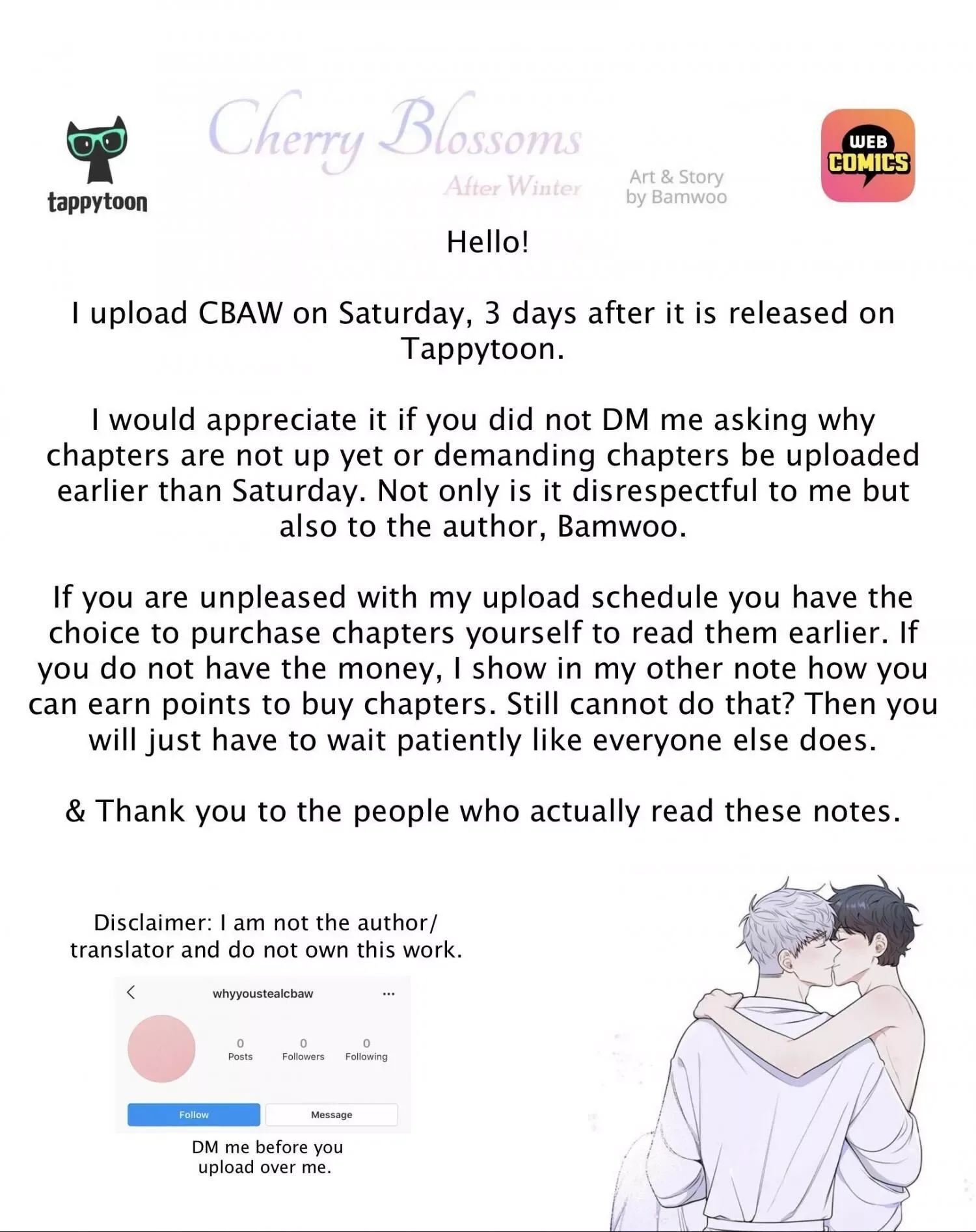 Cherry Blossoms After Winter Chapter 120 page 1