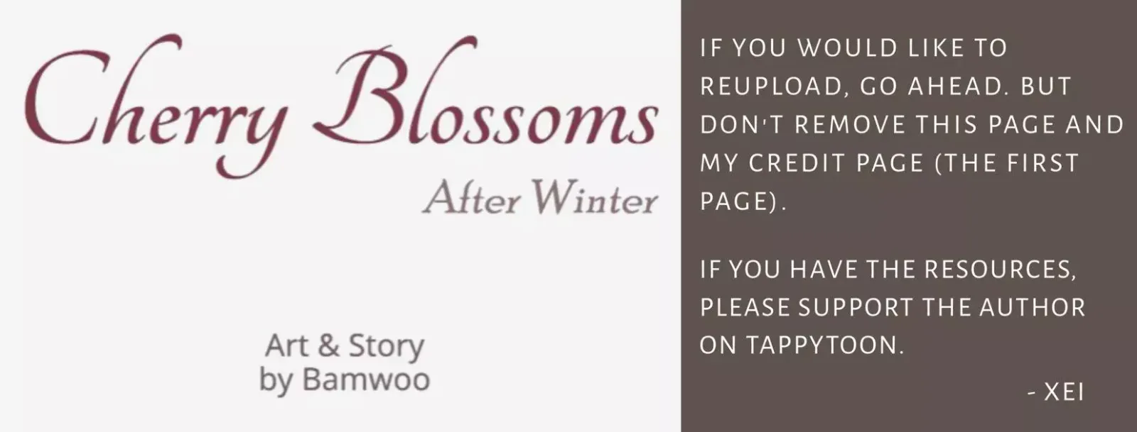 Cherry Blossoms After Winter Chapter 67 page 1